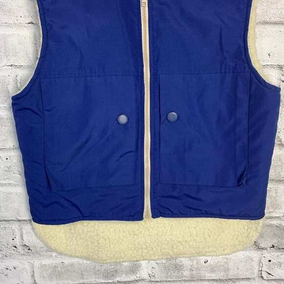 Vintage 80s 90s Sherpa Lined Vest - Picture 3 of 10